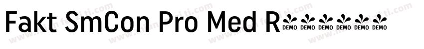 Fakt SmCon Pro Med R字体转换